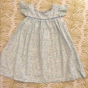 Floral Blue Kids Dress